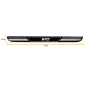 Par de Adesivo Lateral Para Estribo S10 1995 a 2023 Resinado Preto 450x33mm - imagem adicional 1